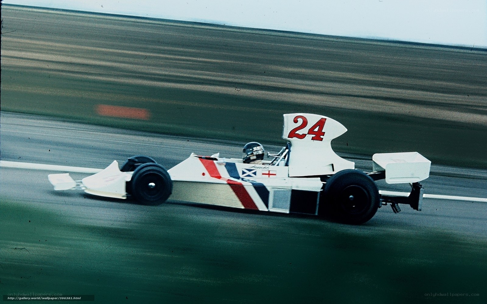 Formula One race car in action