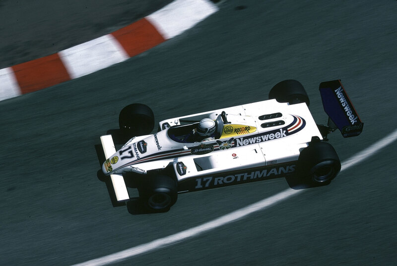 Formula One race car on track