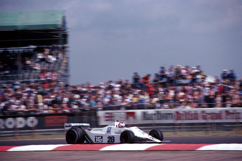 Formula One race car on track