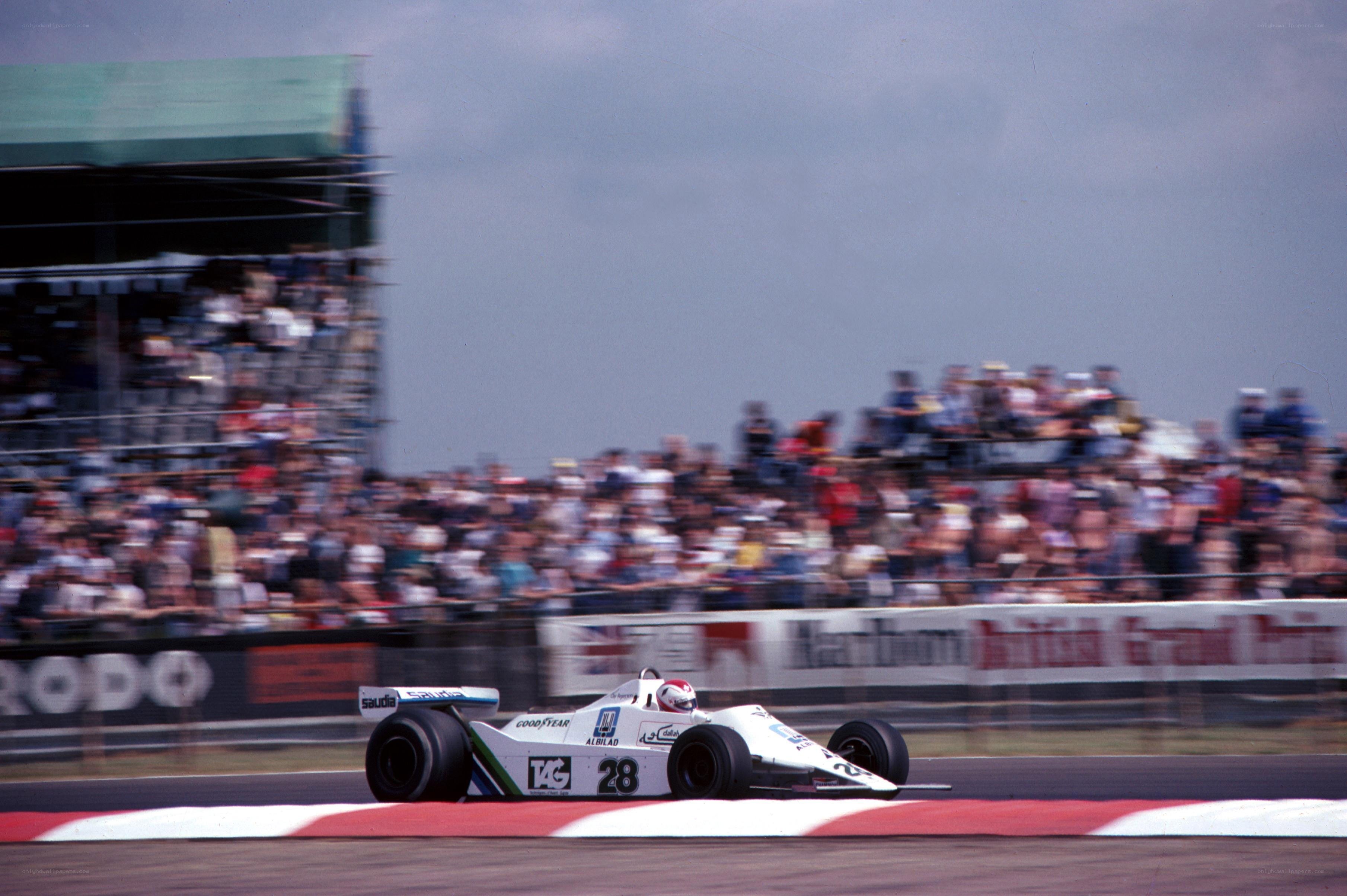 Formula One race car on track