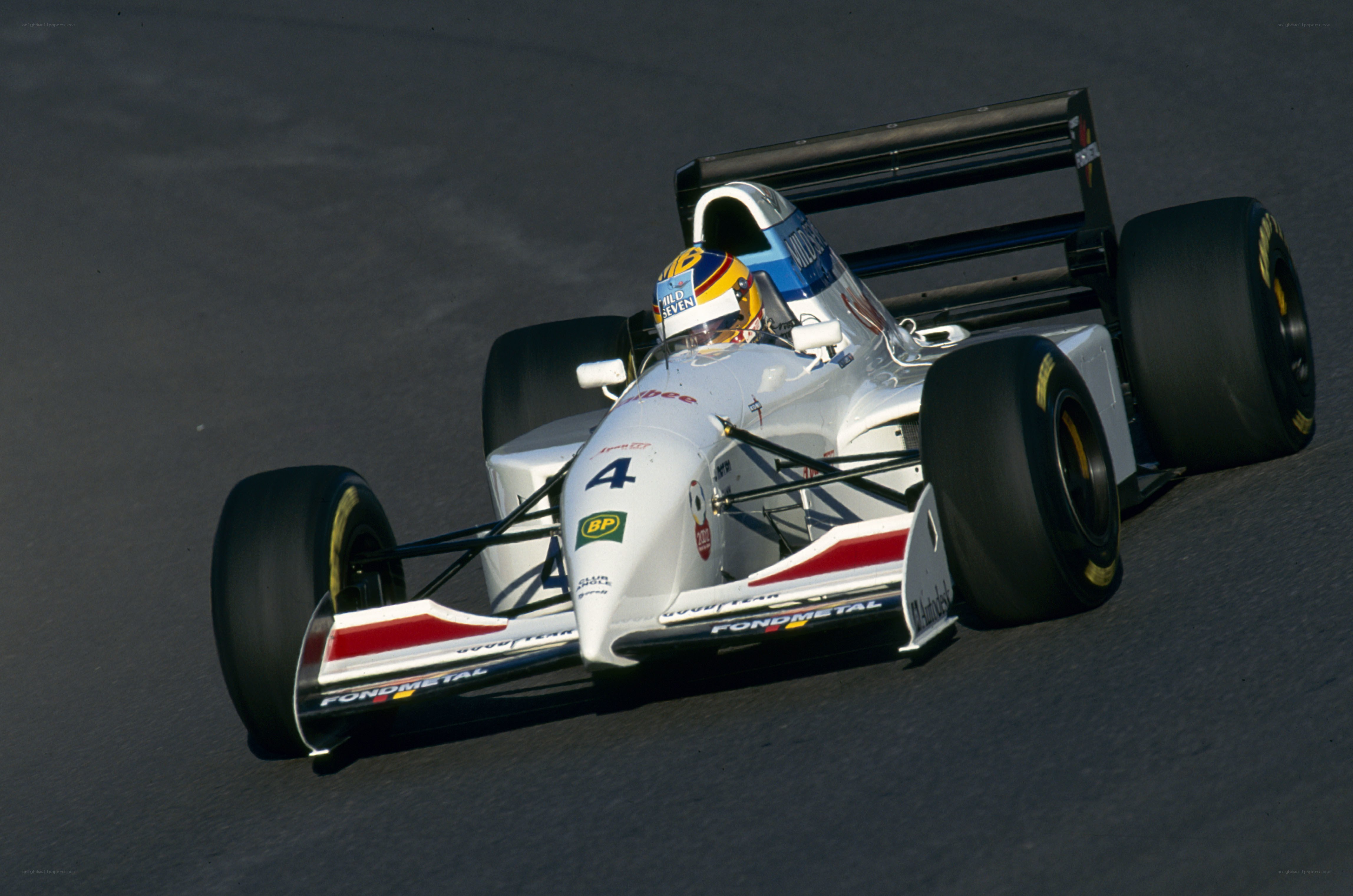 Formula One race car on track