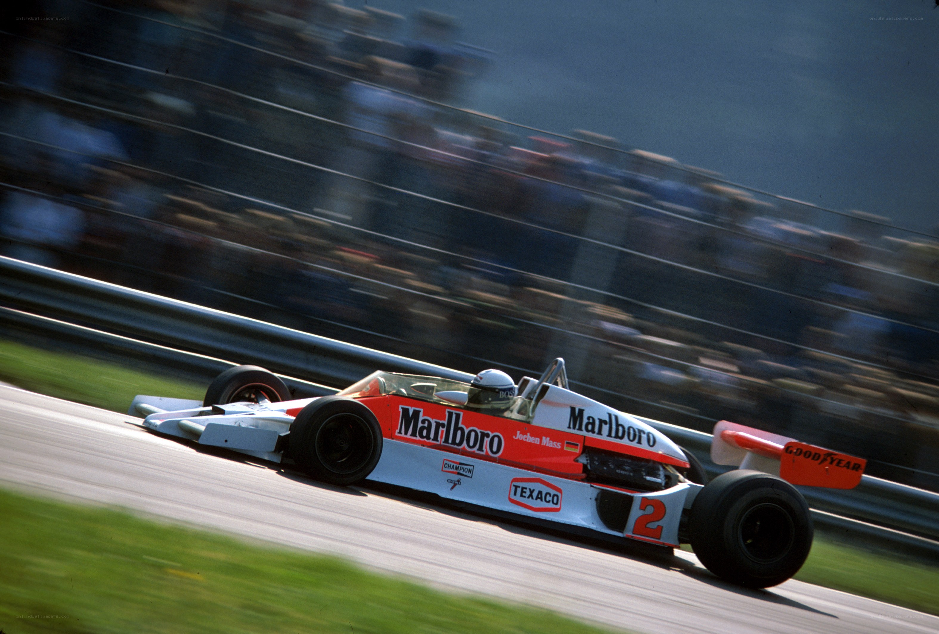 Formula One race car on track