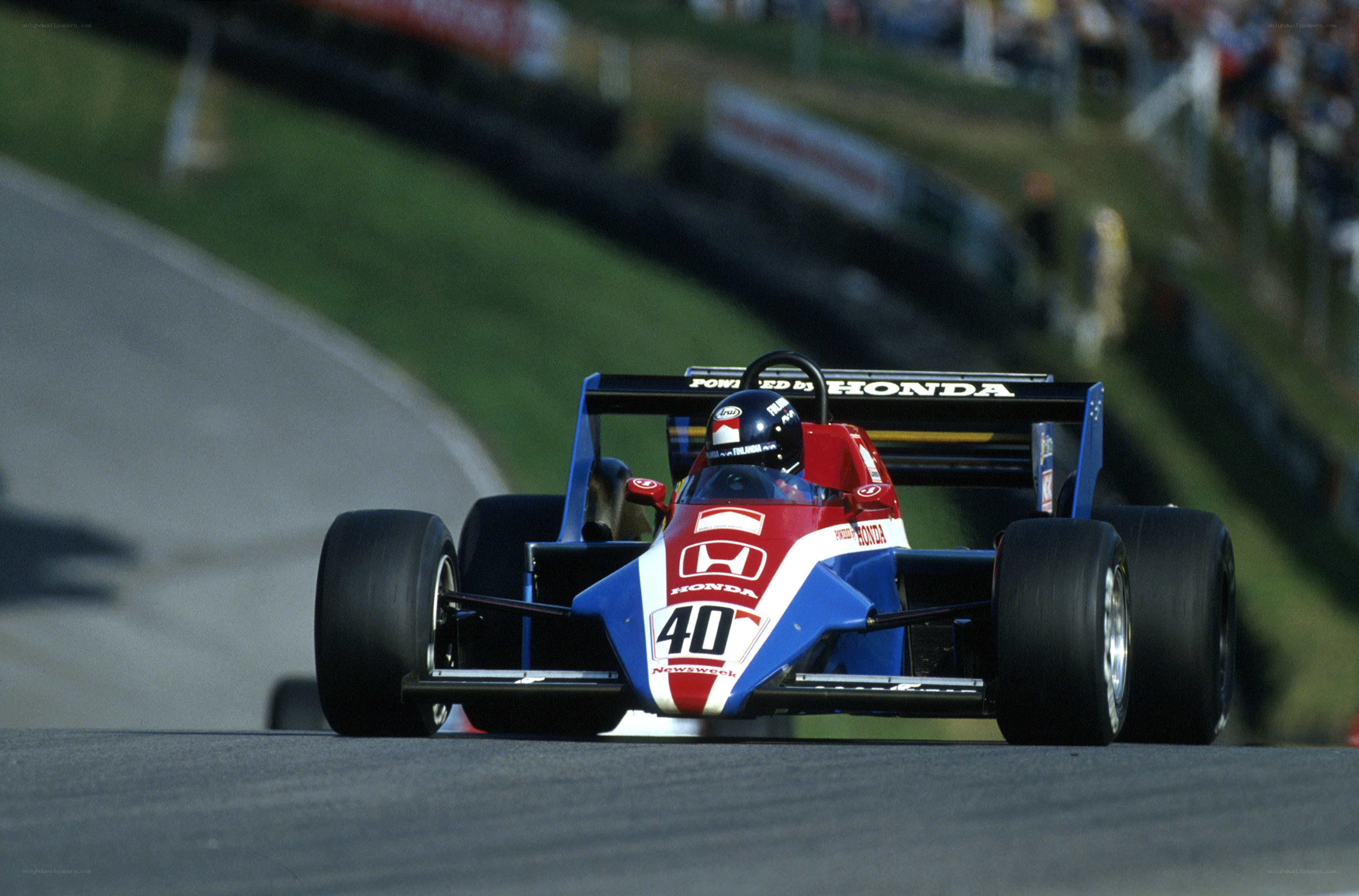 Formula One race car on track