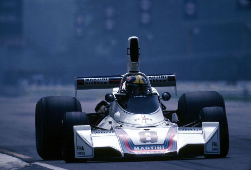 Formula One race car on track