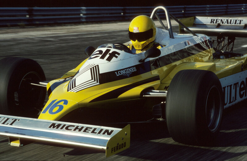 Formula One race car on track