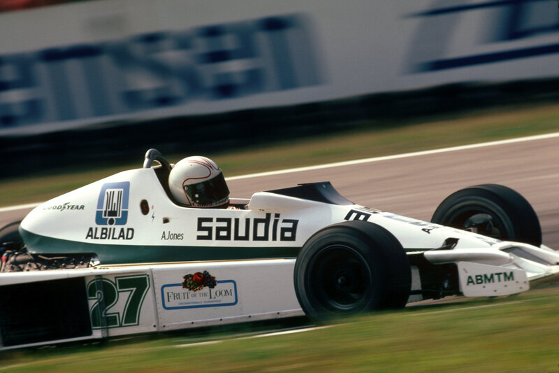 Formula One race car on track