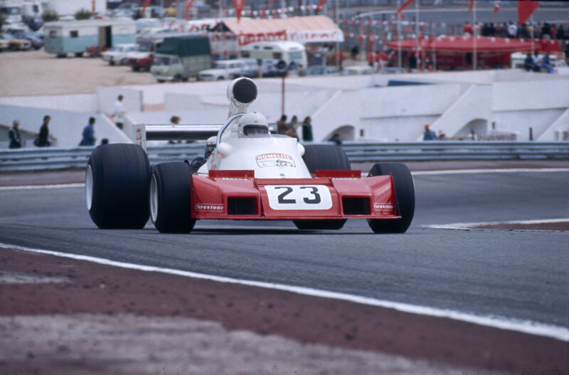 Formula One race car on track
