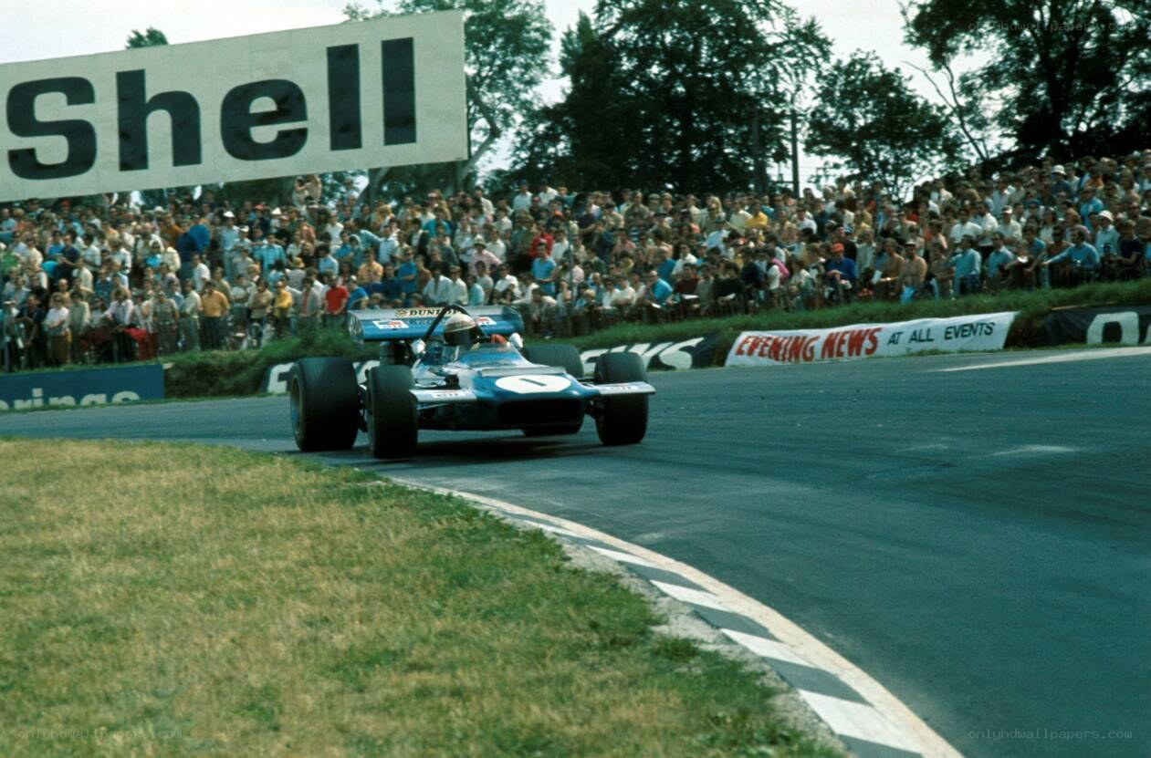 Formula One race car on track