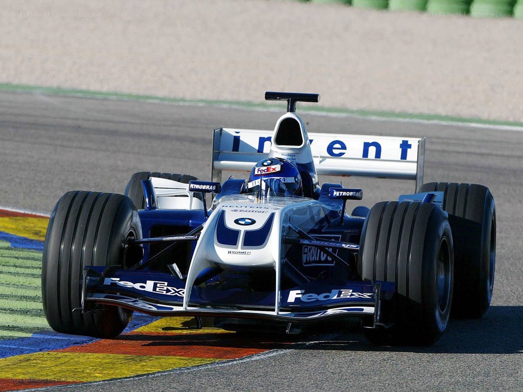 Formula One race car on track