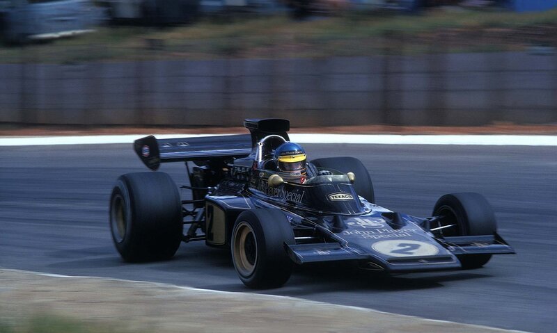 Formula One race car on track