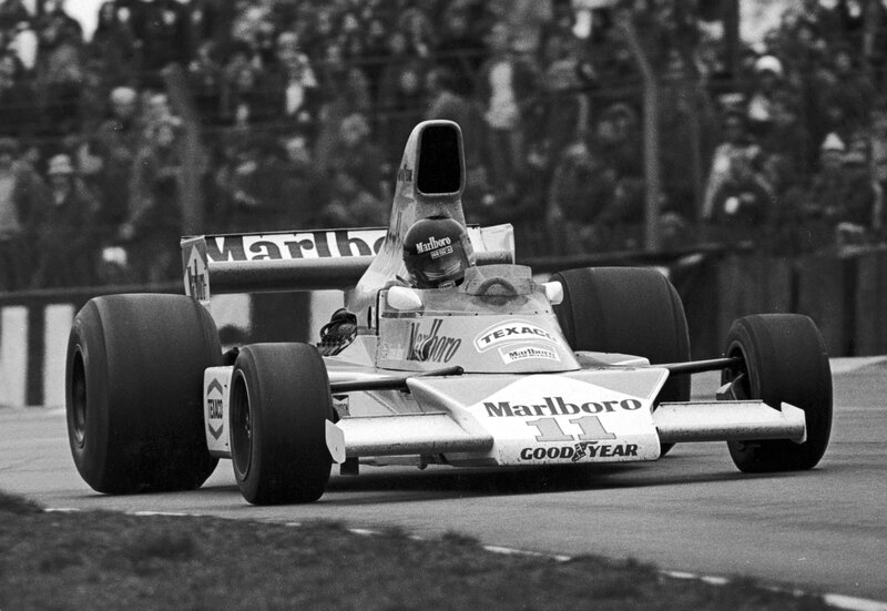 Formula One race car on track