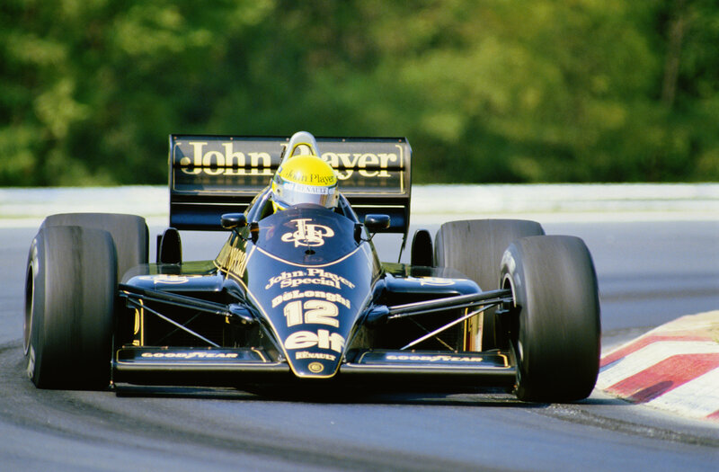 Formula One race car on track