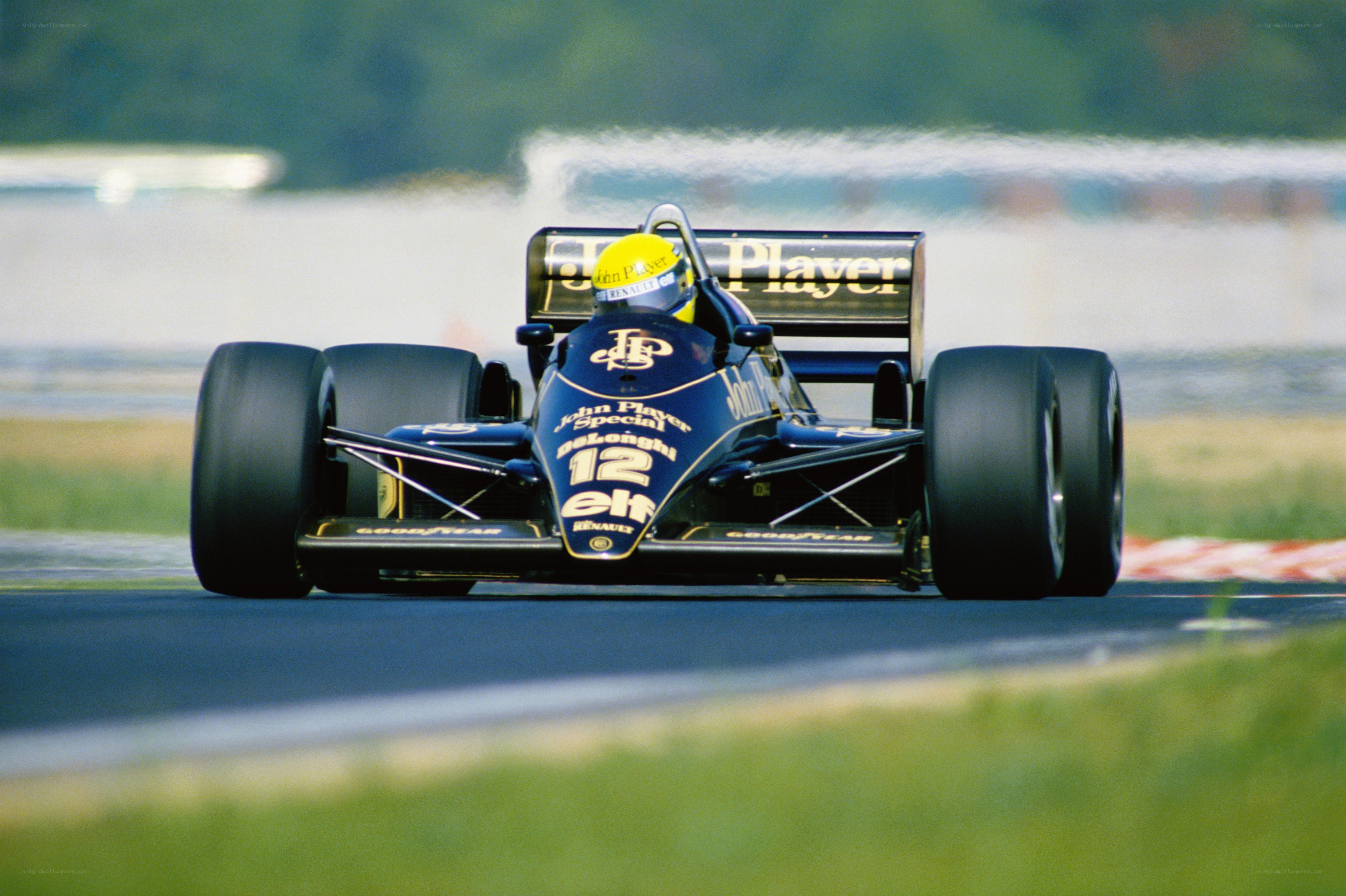 Formula One race car on track