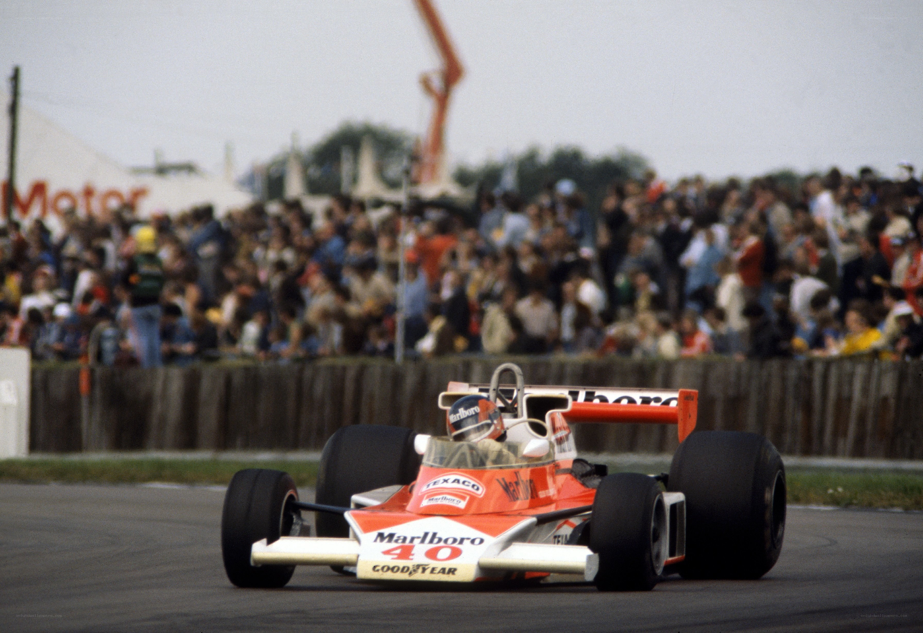 Formula One race car on track