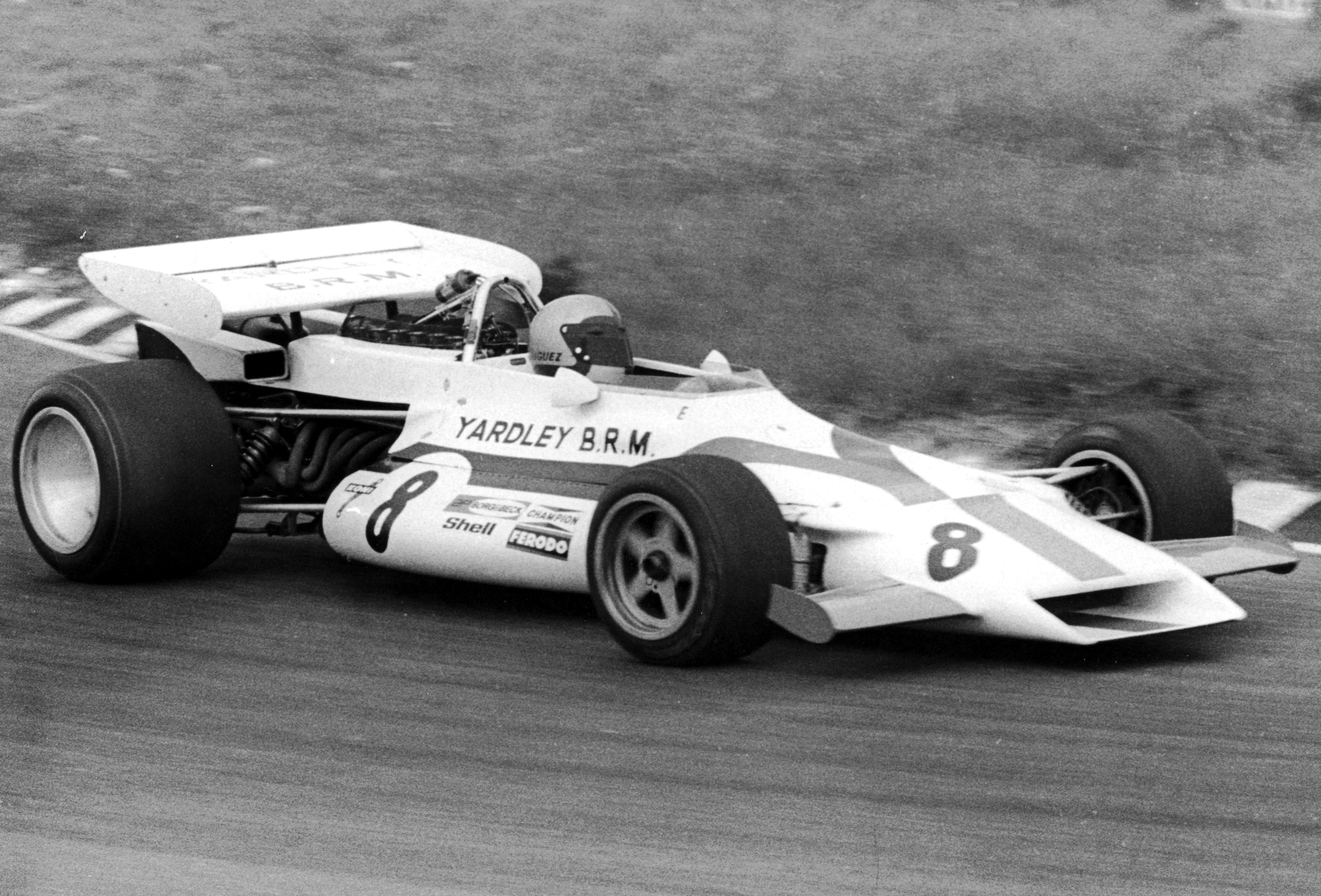 Formula One race car on track