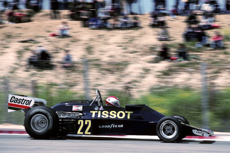 Formula One race car on track