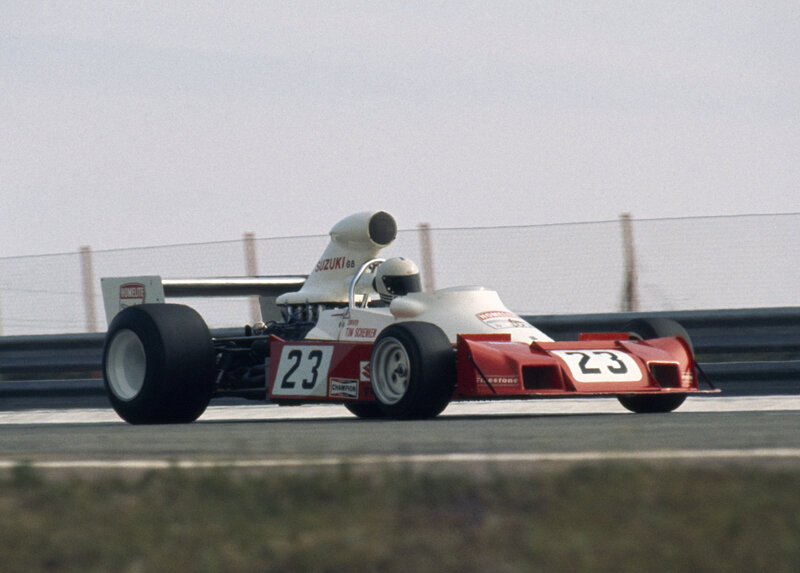 Formula One race car on track