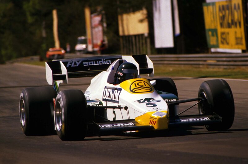 Formula One race car on track