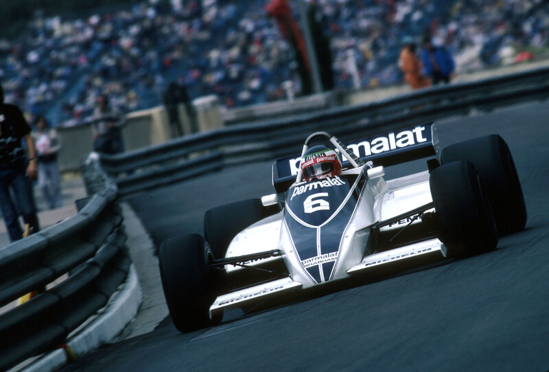 Formula One race car on track