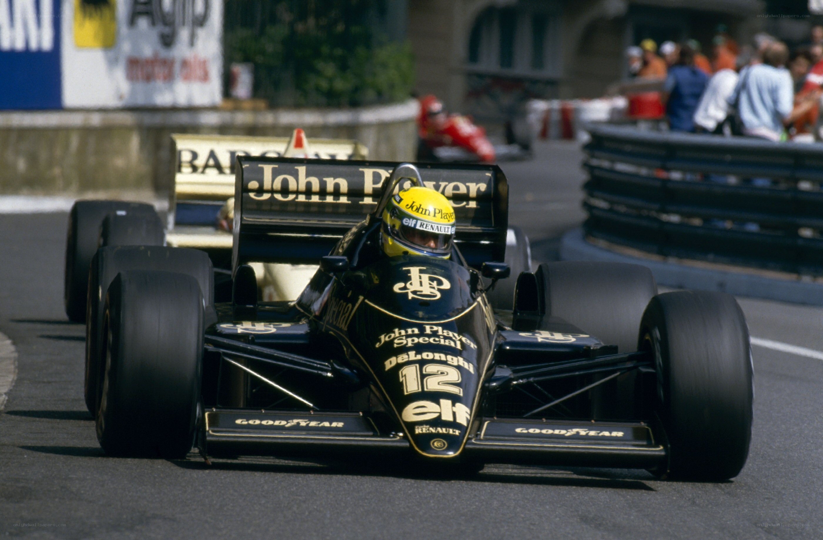 Formula One race car on track