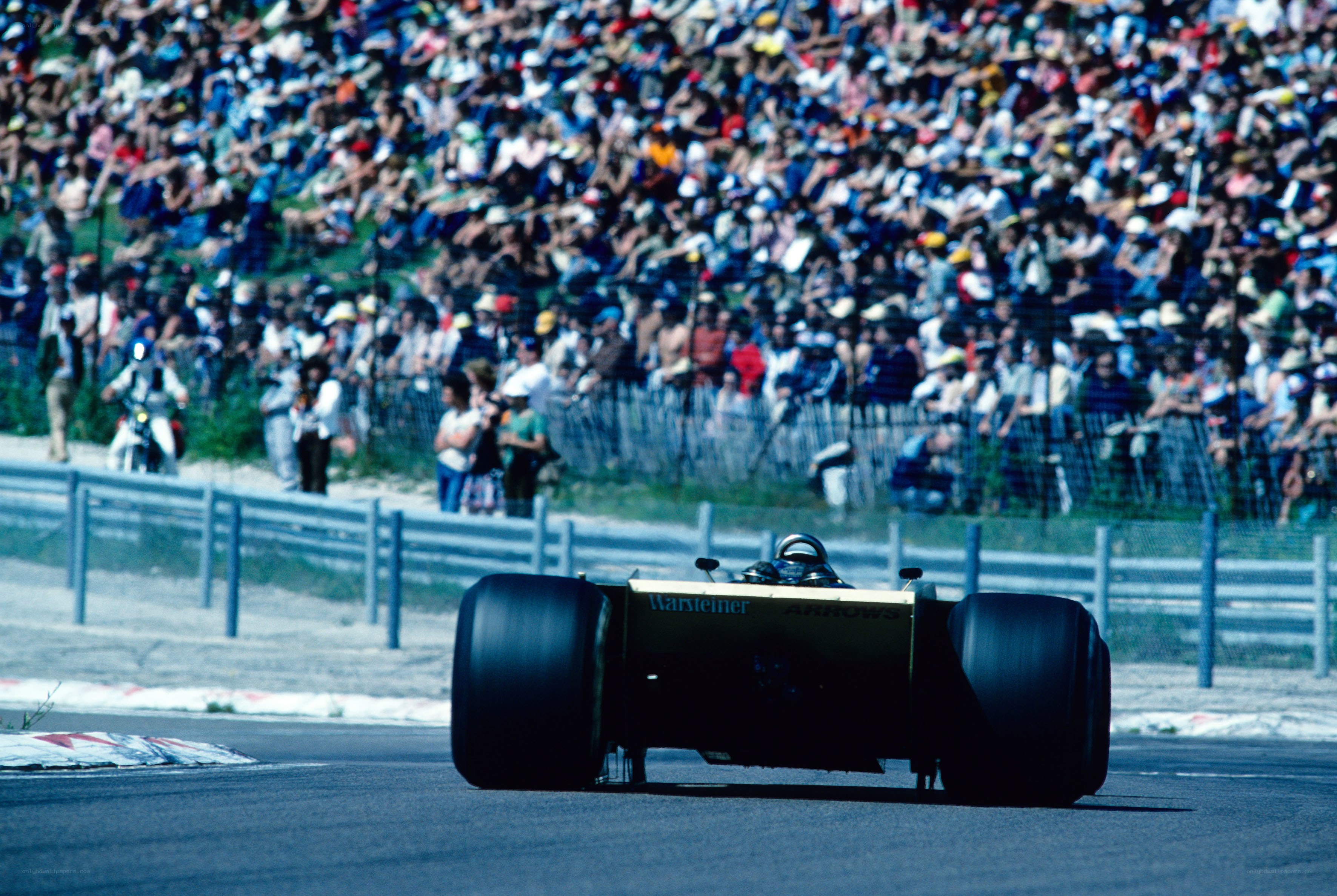 Formula One race car on track
