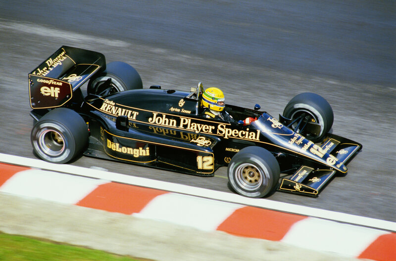 Formula One race car on track