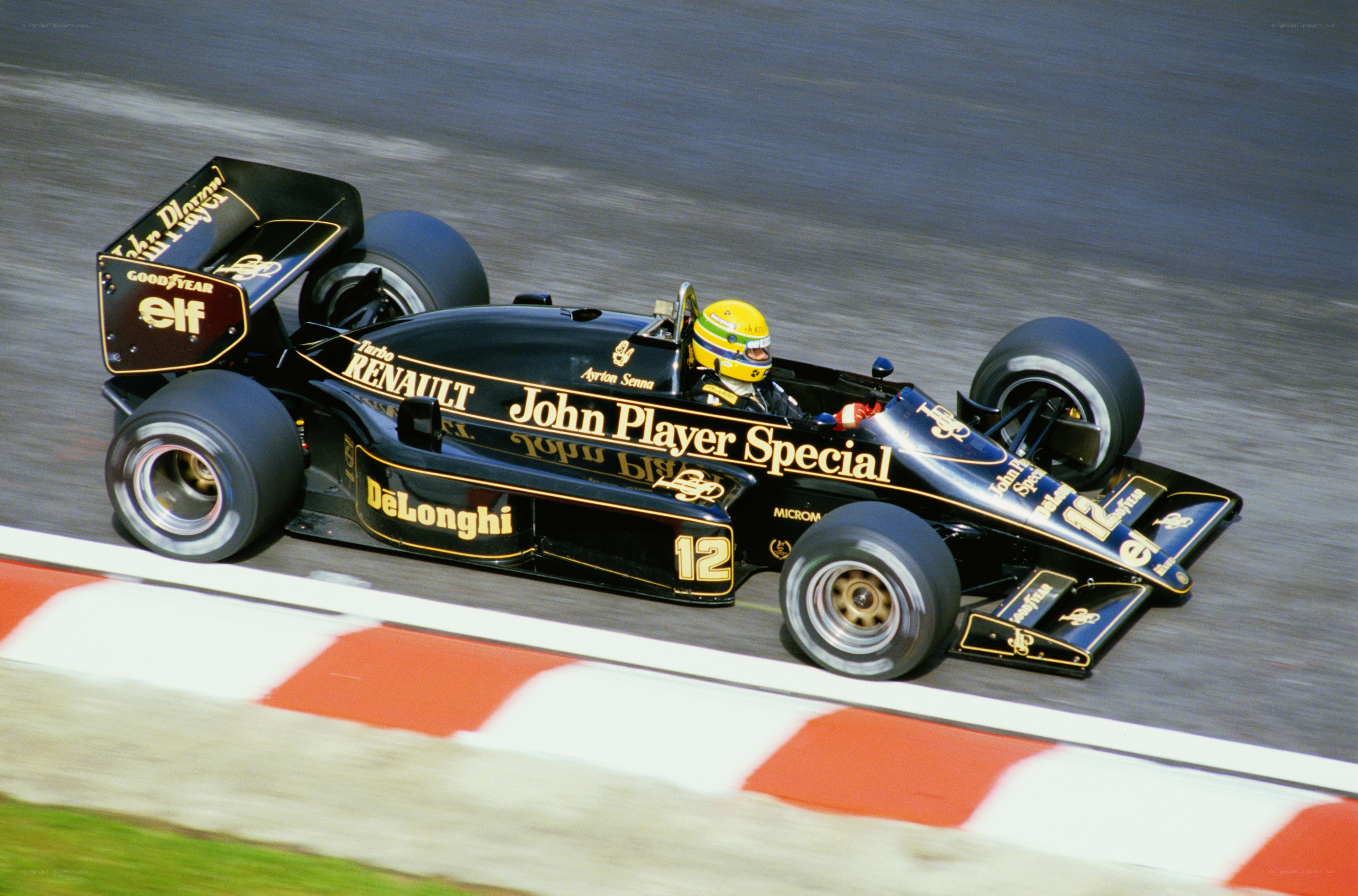 Formula One race car on track