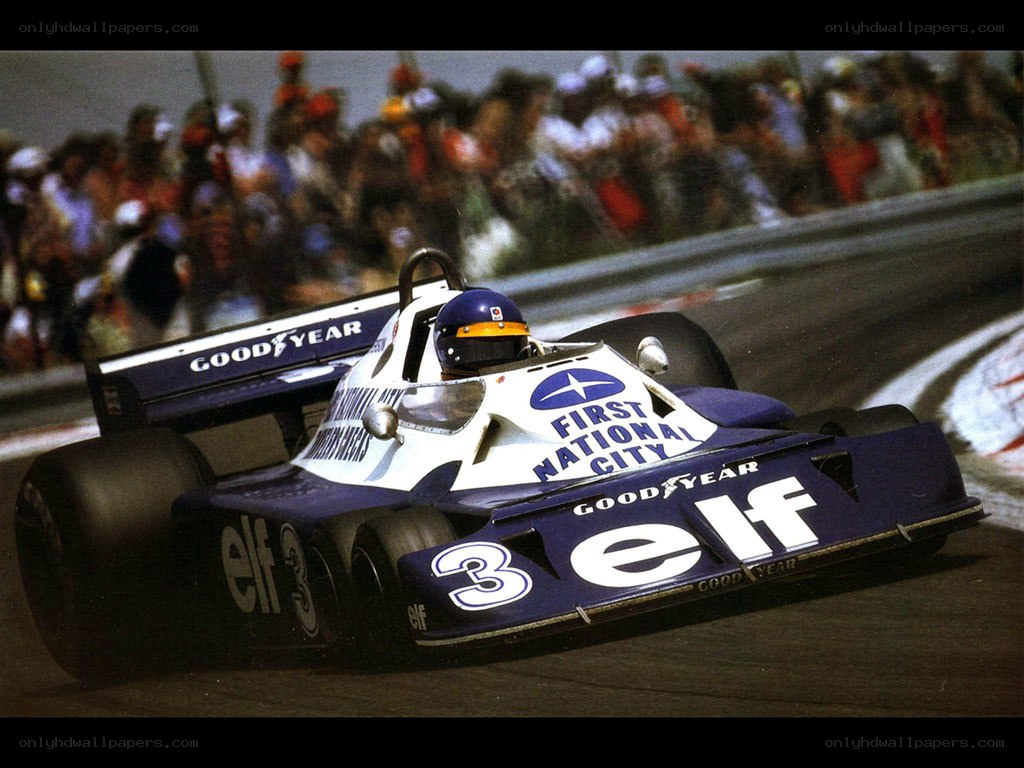 Formula One race car on track