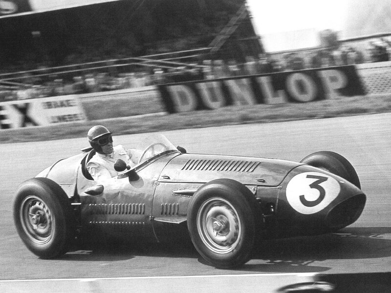 Formula One race car on track