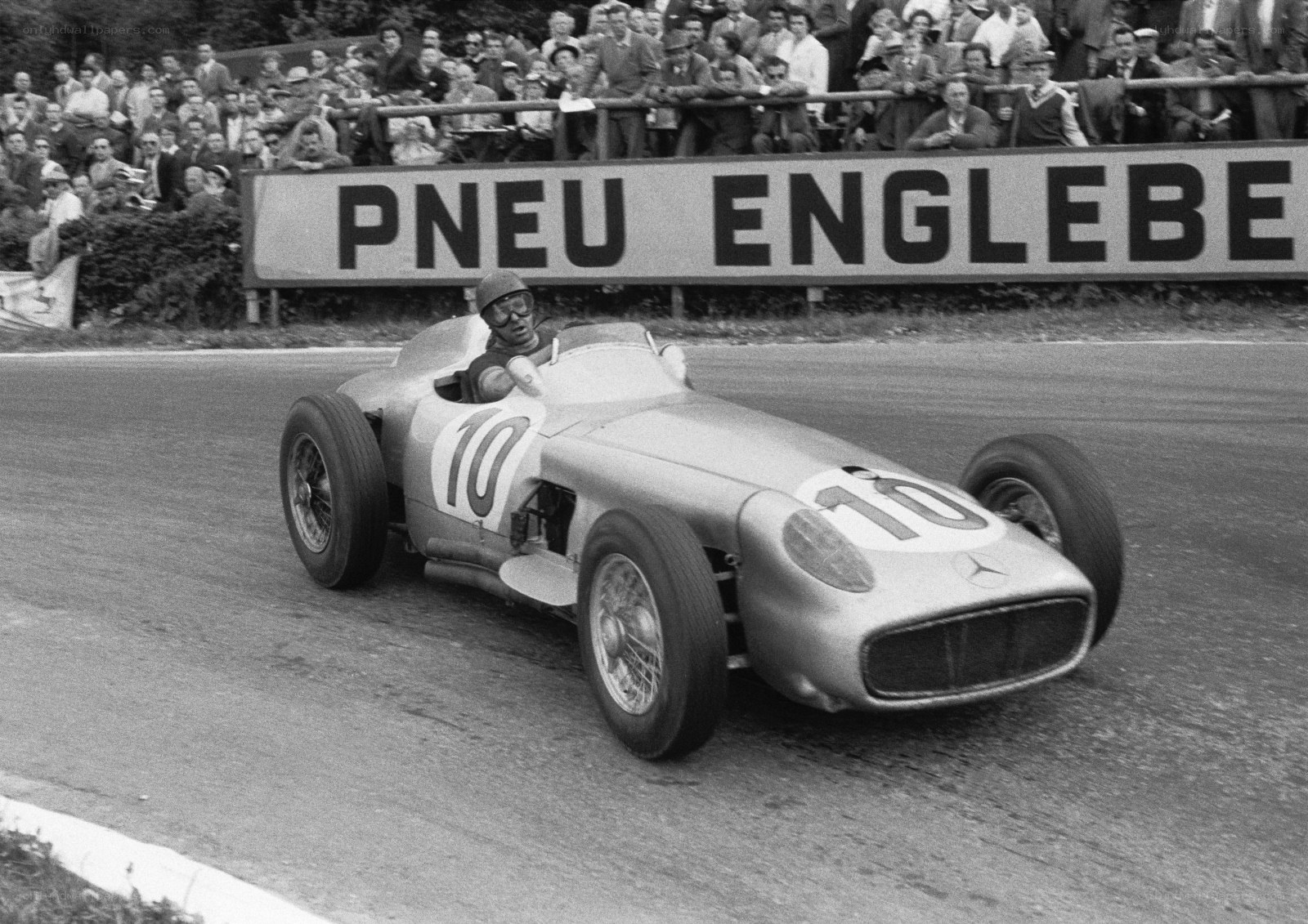 Formula One race car on track