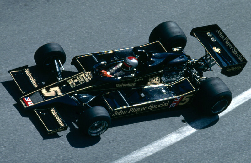 Formula One race car on track