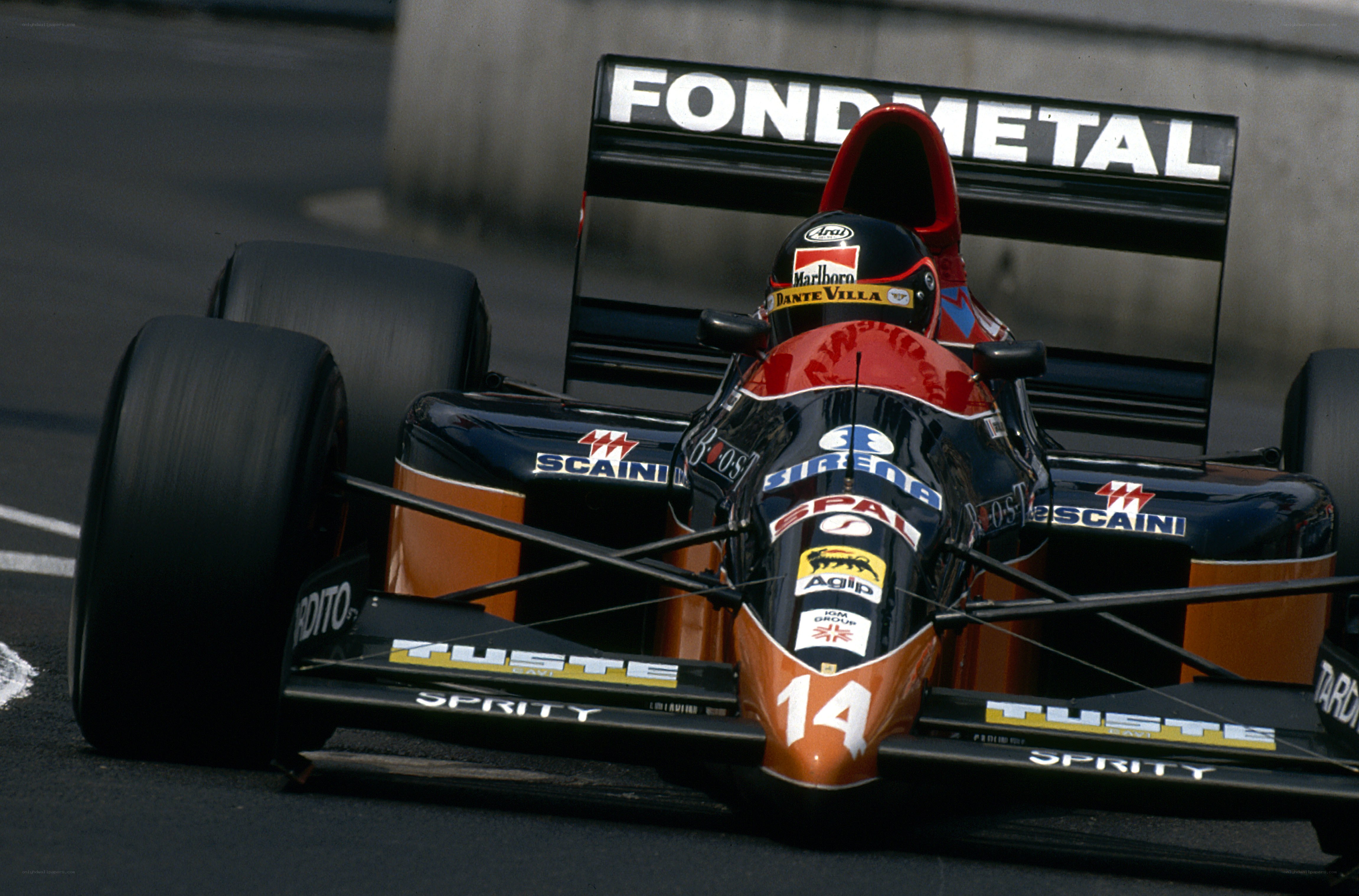 Formula One race car on track