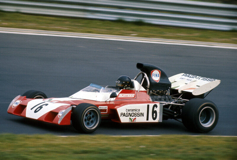 Formula One race car on track