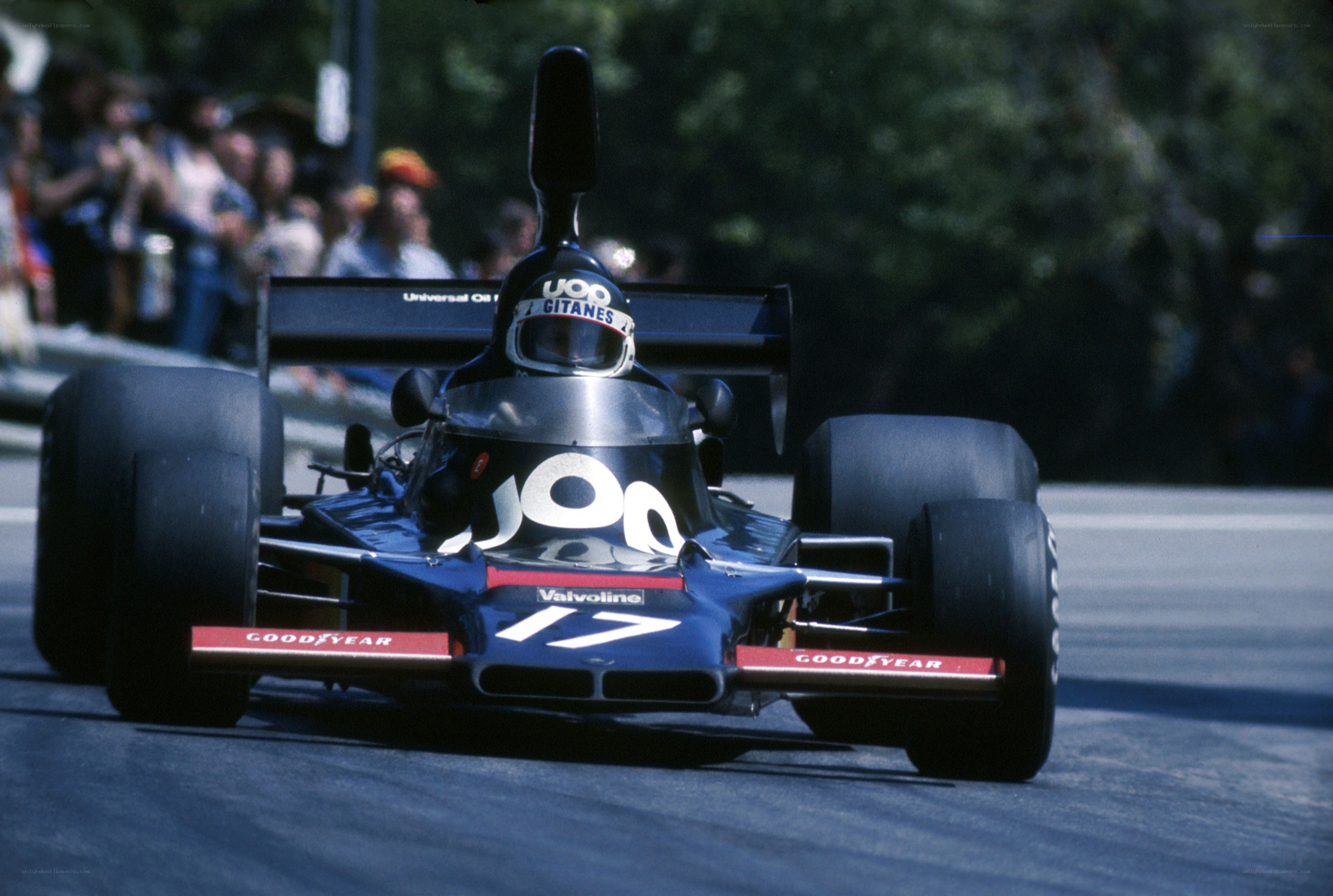 Formula One race car on track
