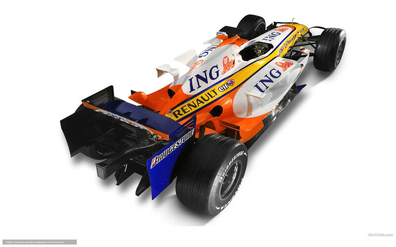 Formula One Race Car — Orange