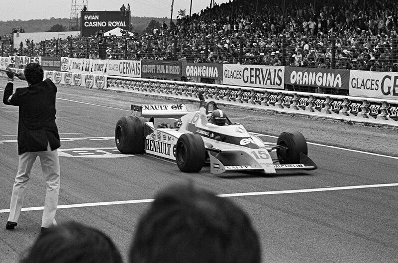 Formula One race finish