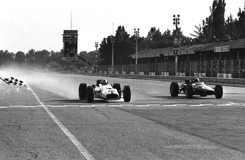 Formula One race finish