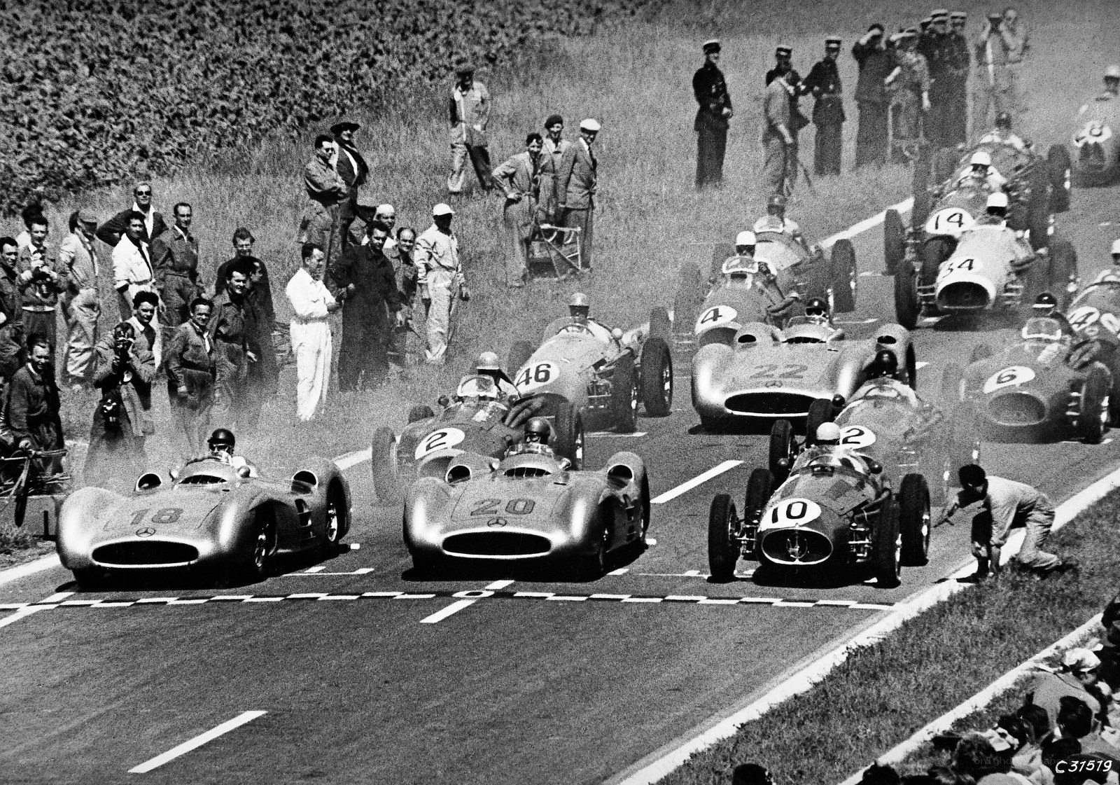 Formula One race start