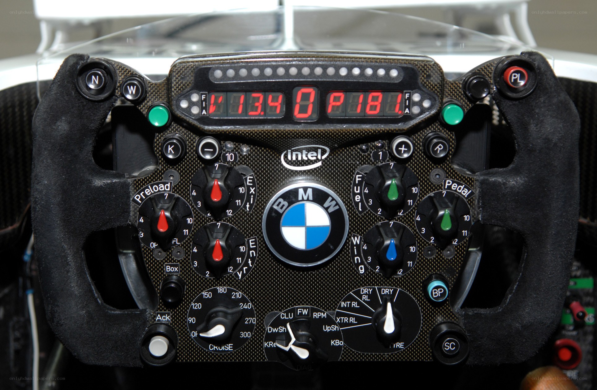 Formula One steering wheel