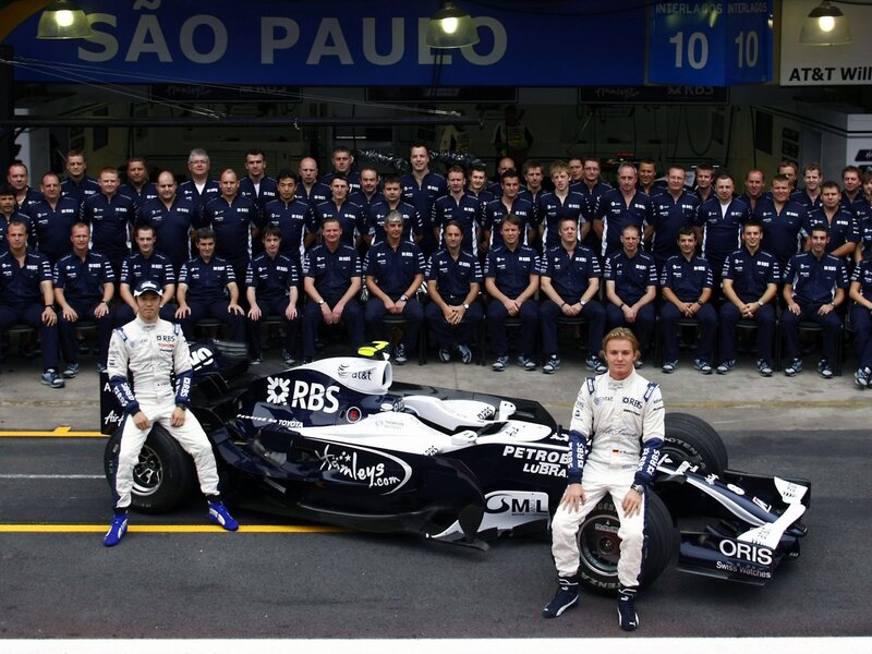 Formula One Team Photo — Blue