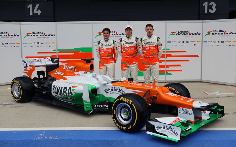 Formula One team presentation