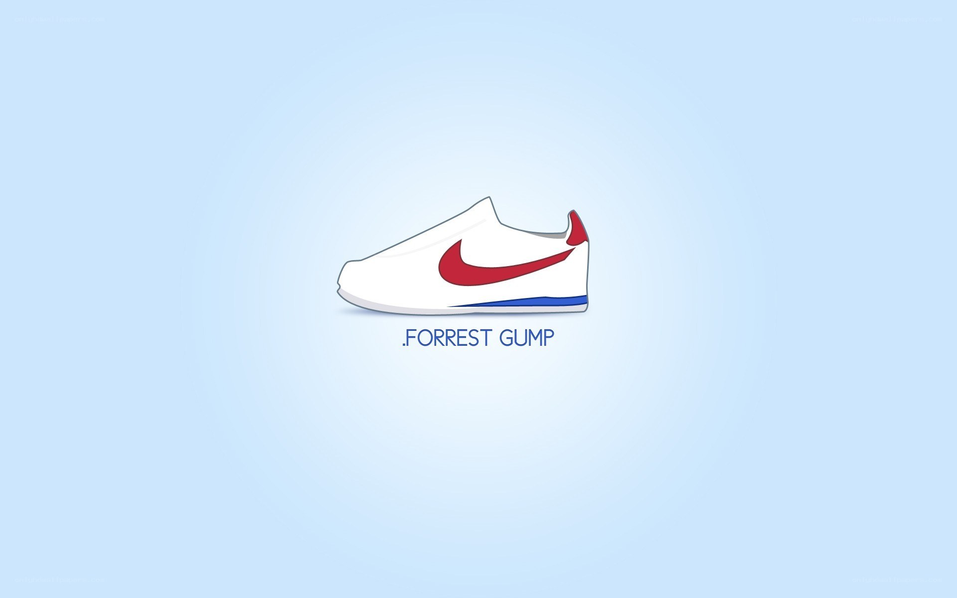 Forrest Gump shoe illustration