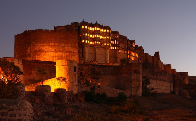 Fort at Dusk