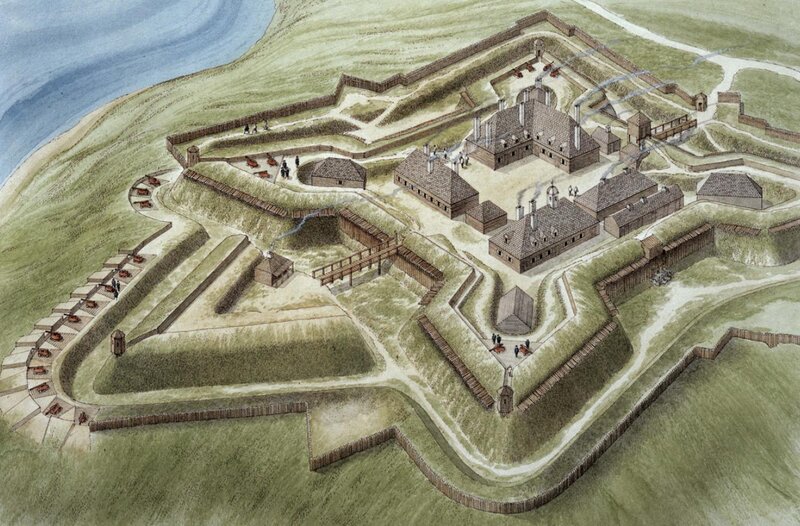 Fort at the coast