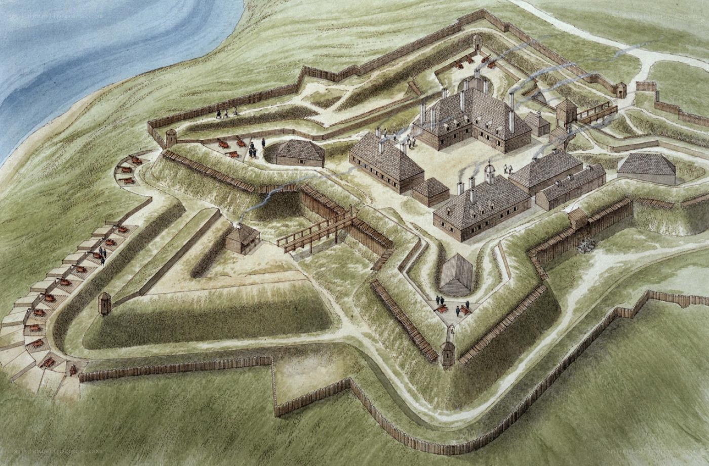 Fort at the coast