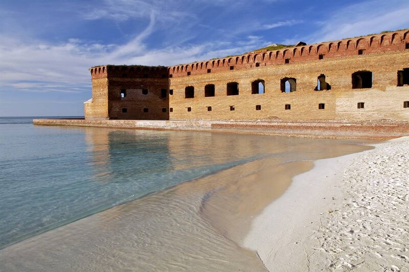 Fort Jefferson on a sunny day