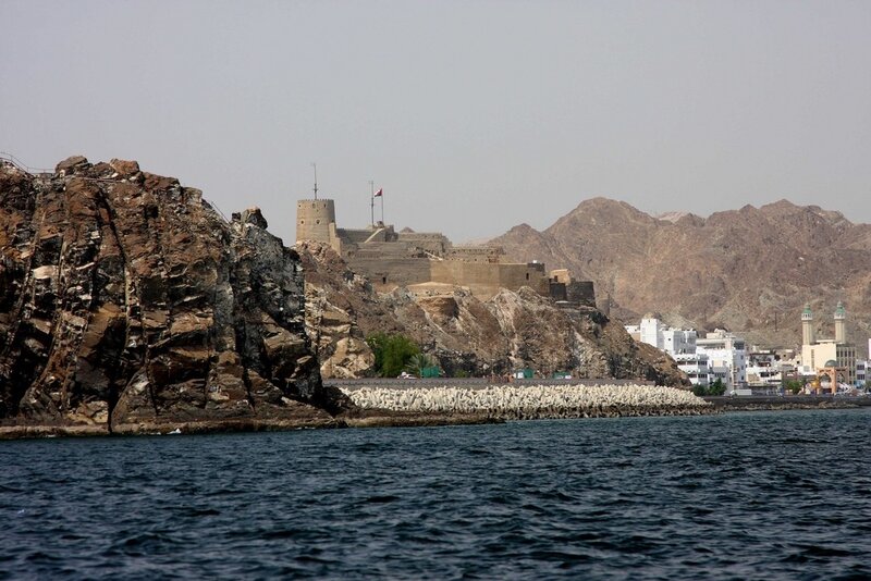 Fort on a rocky coast