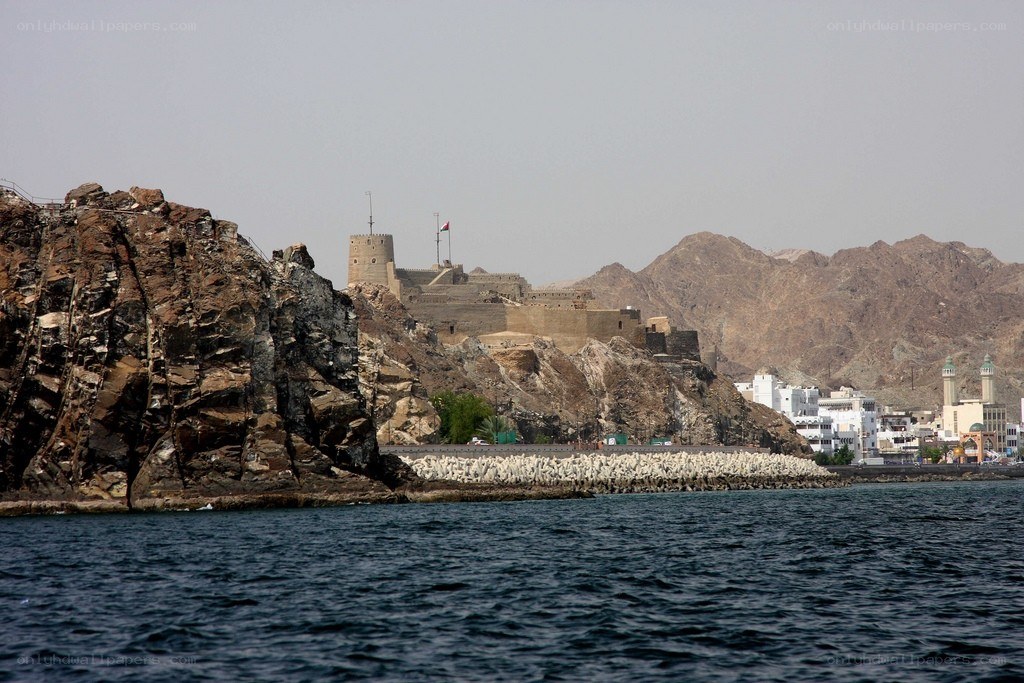 Fort on a rocky coast