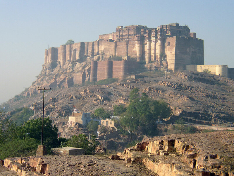 Fort on a rocky hill