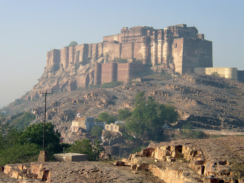 Fort on a rocky hill